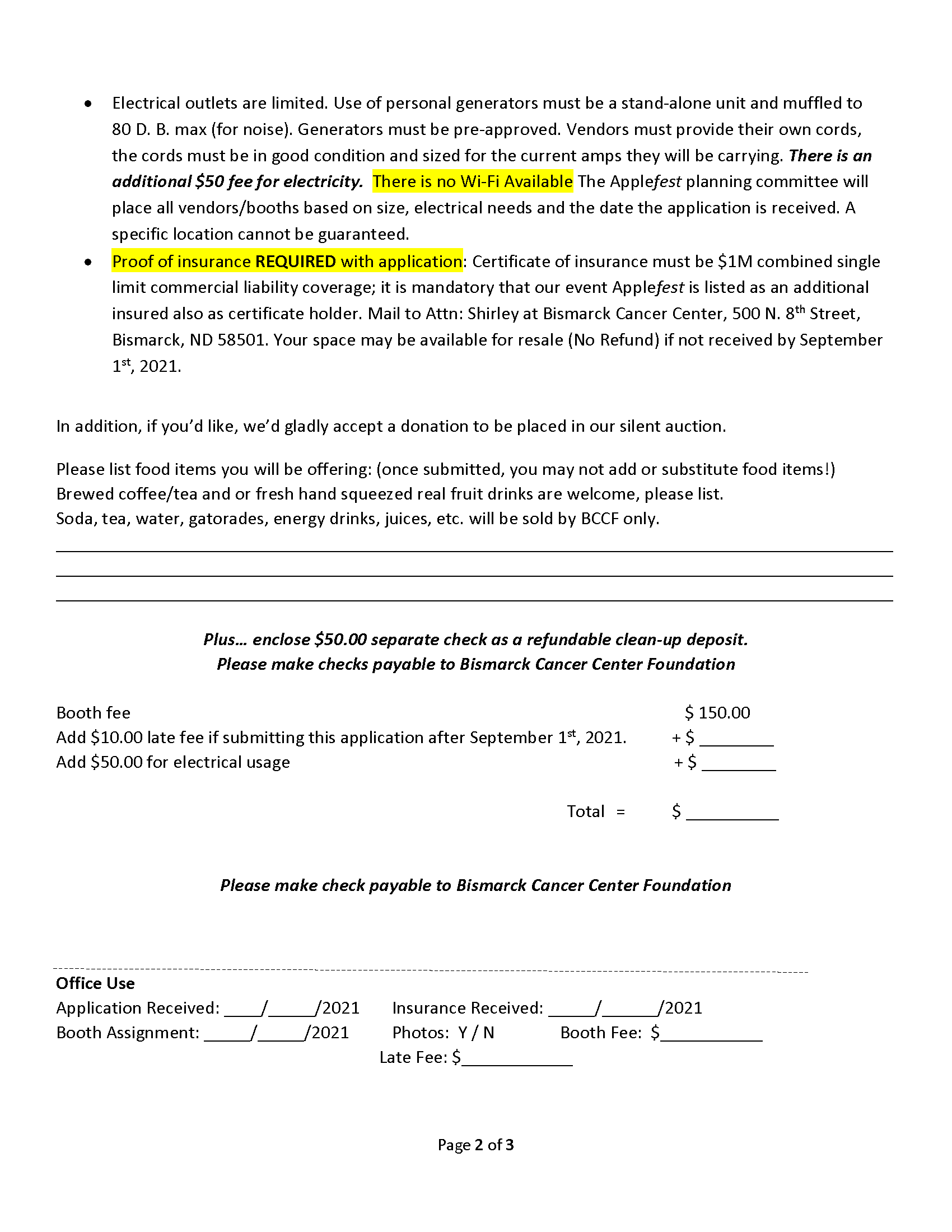 2021 Food Application Page 2